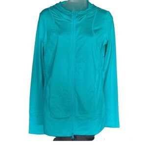 Z by Zella Women Zipper Teal Athletic Jacket size medium